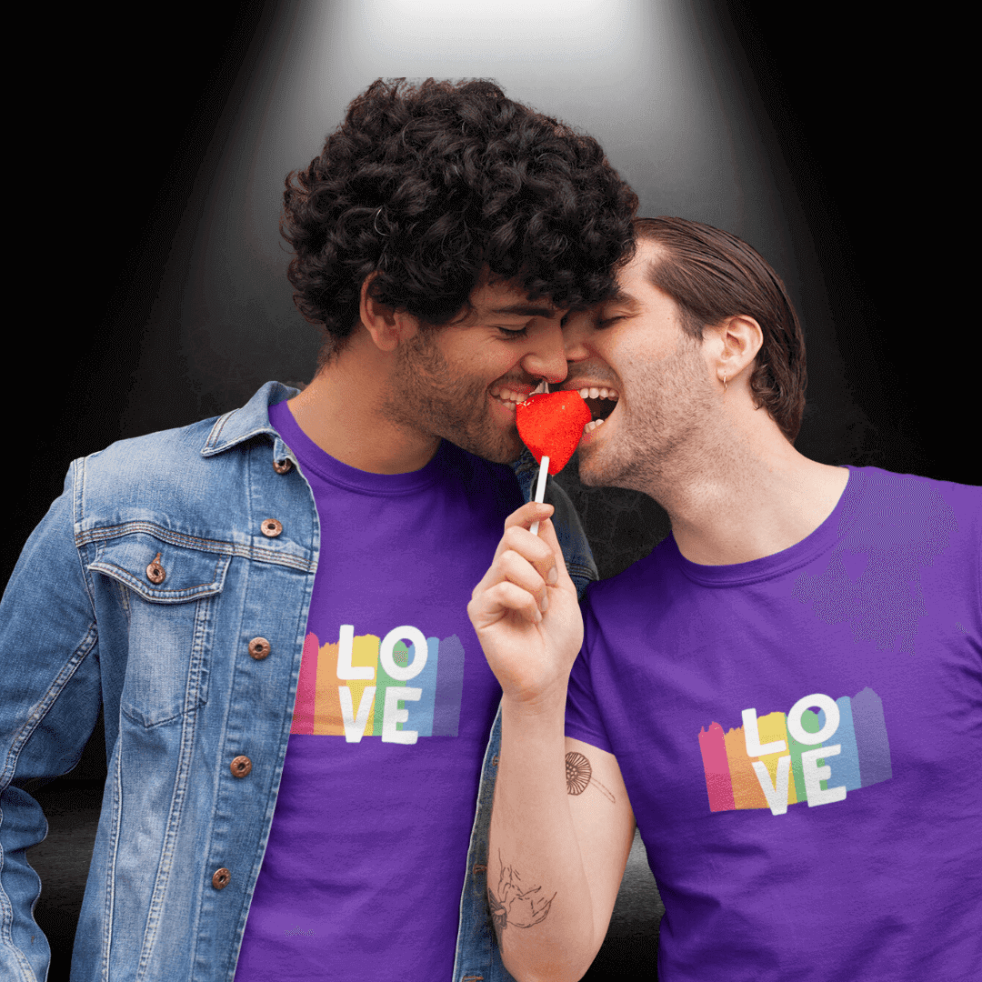 Wear it Purple - L O V E Tee - BiteMeNow