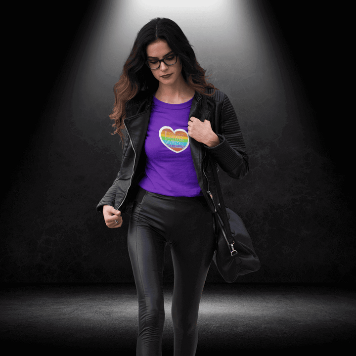 LGBTQ+ Wear it Purple Tee - Love Wins - BiteMeNow
