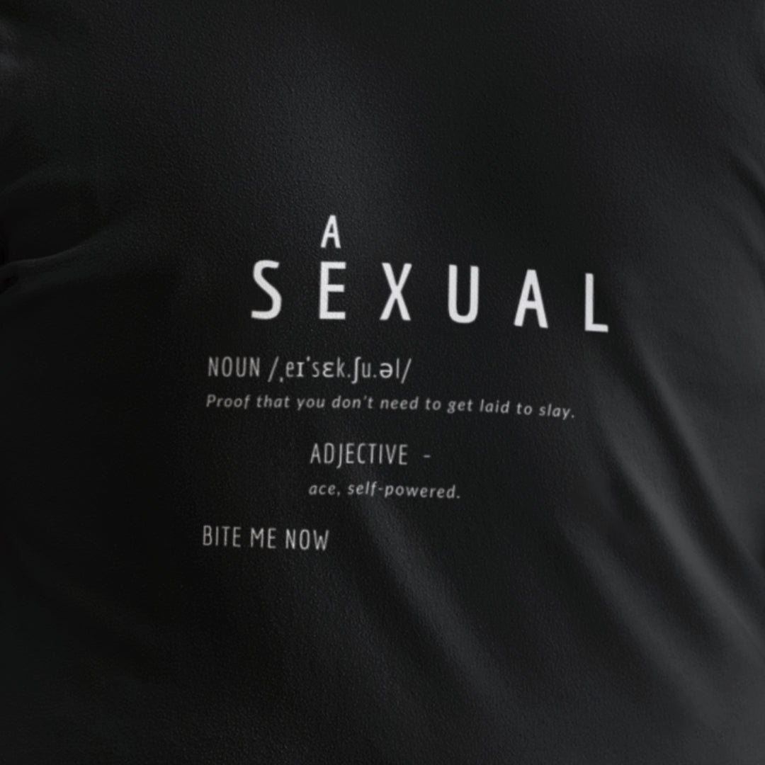 A Sexual Definitions Black Tee