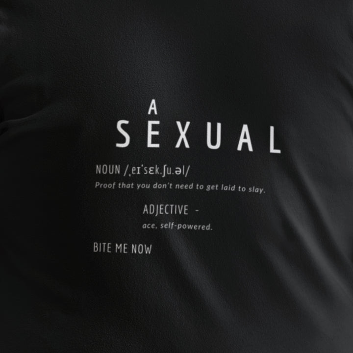 A Sexual Definitions Black Tee
