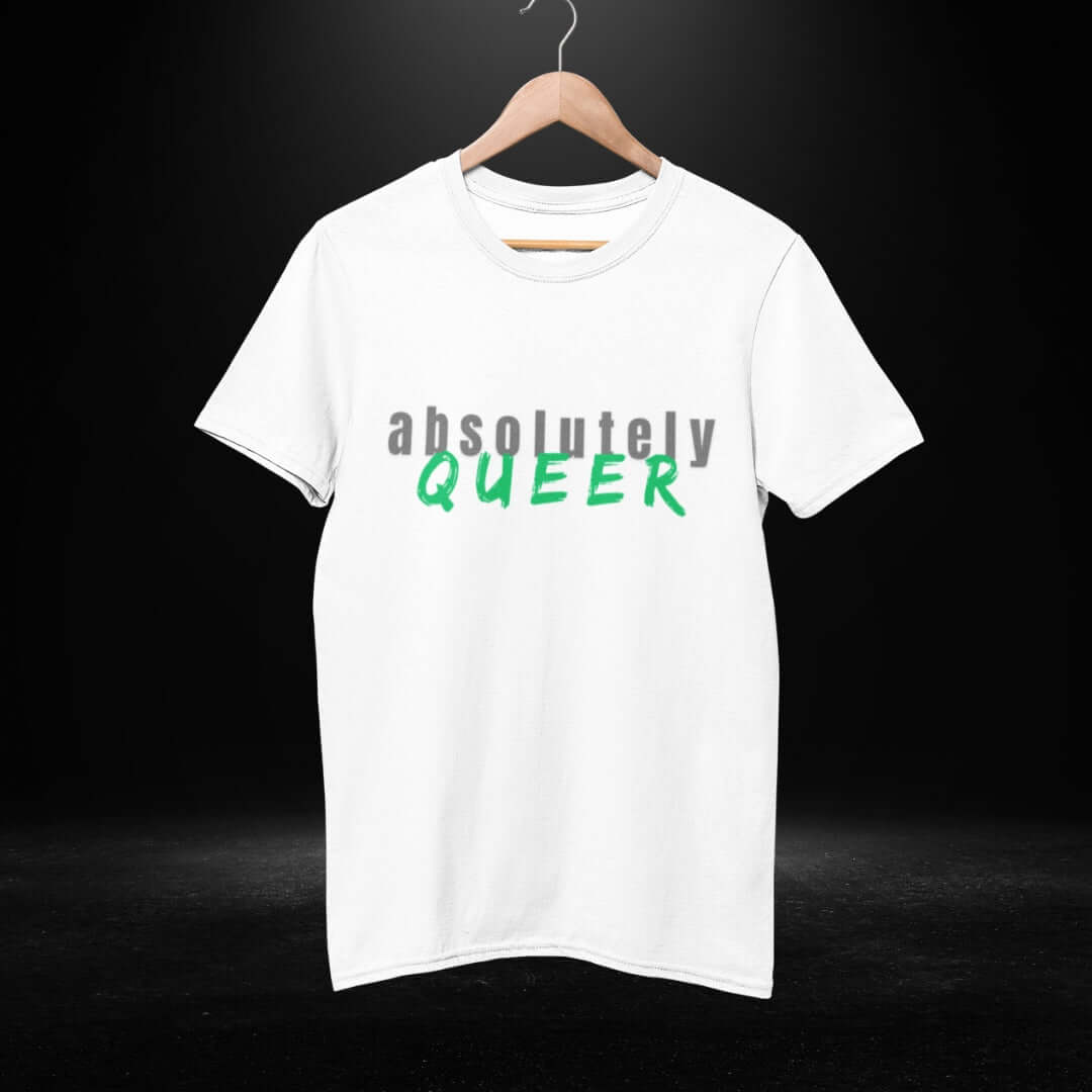 Absolutely Queer White Tee - Bite Me Now