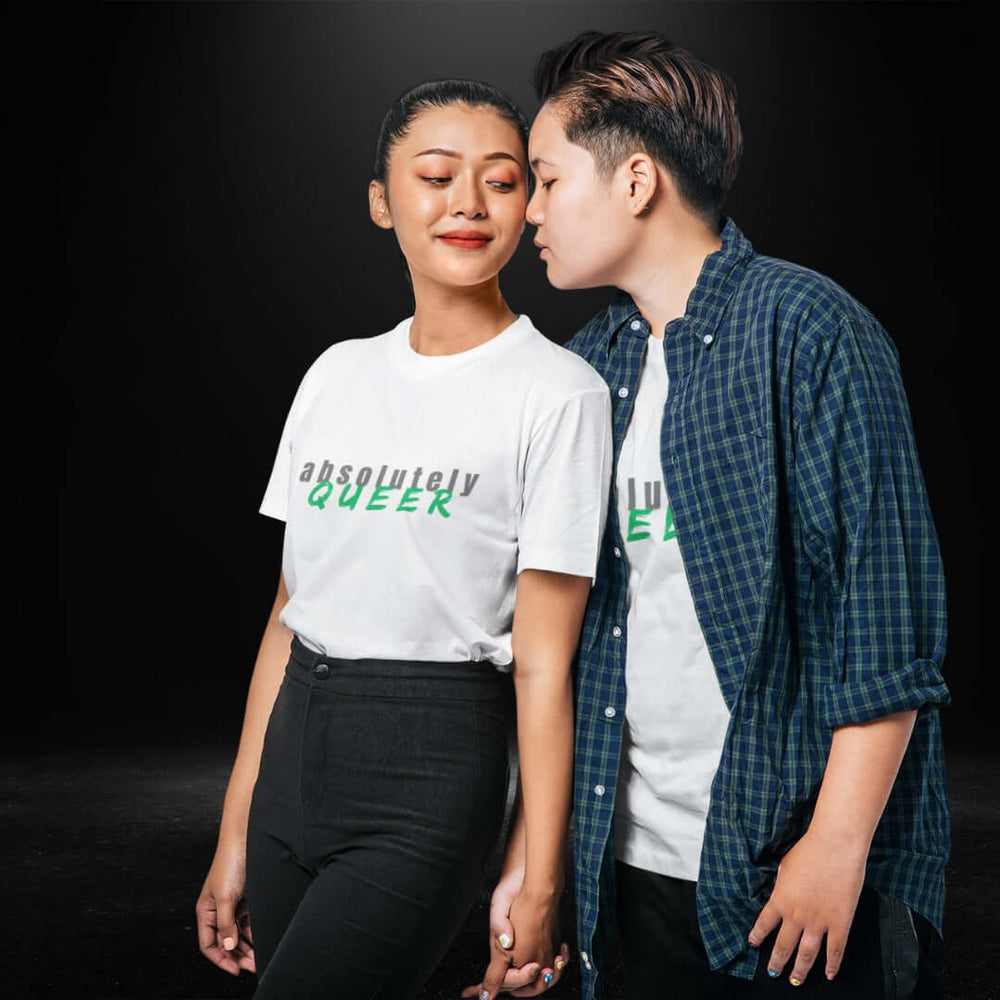Absolutely Queer White Tee - Bite Me Now