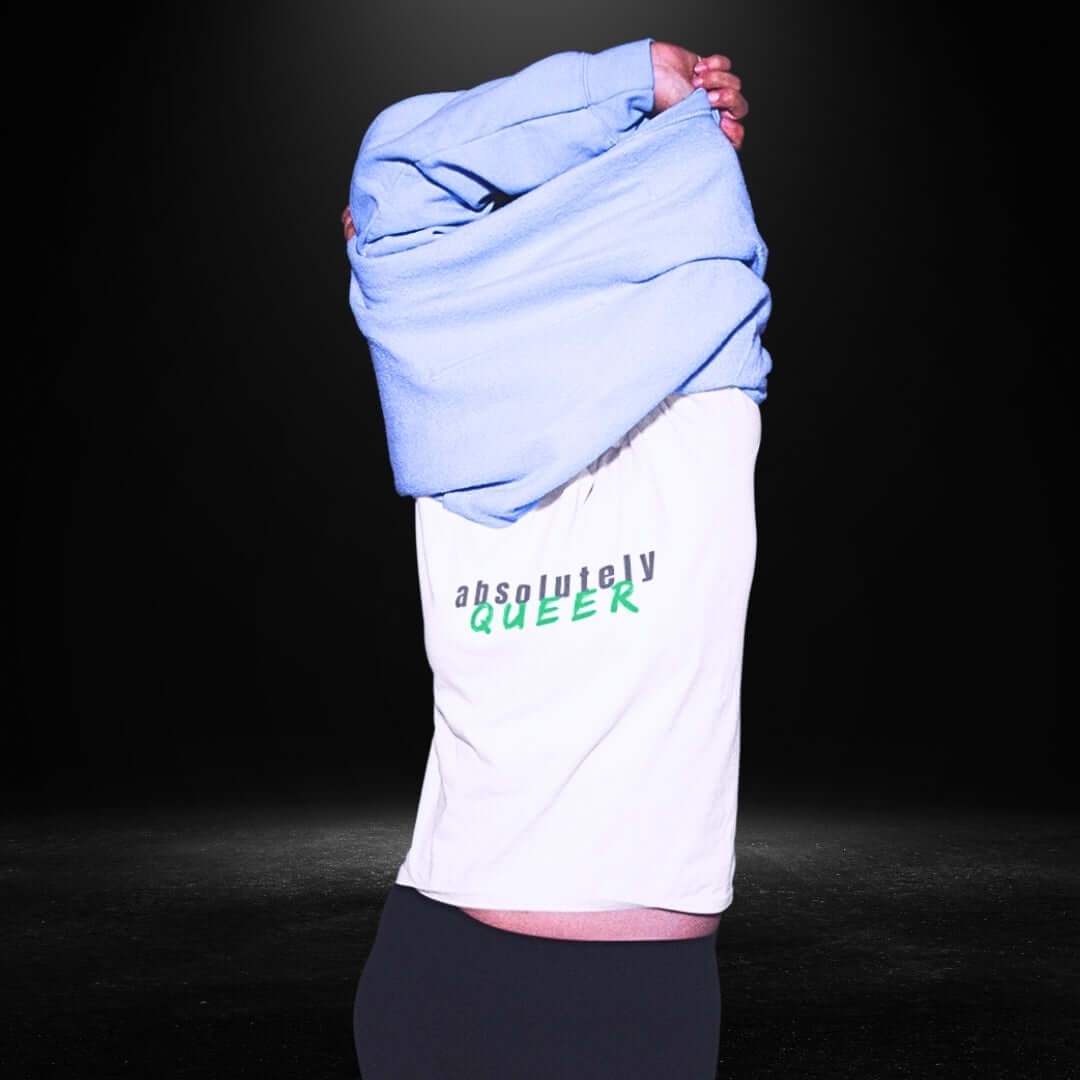 Absolutely Queer White Tee - Bite Me Now