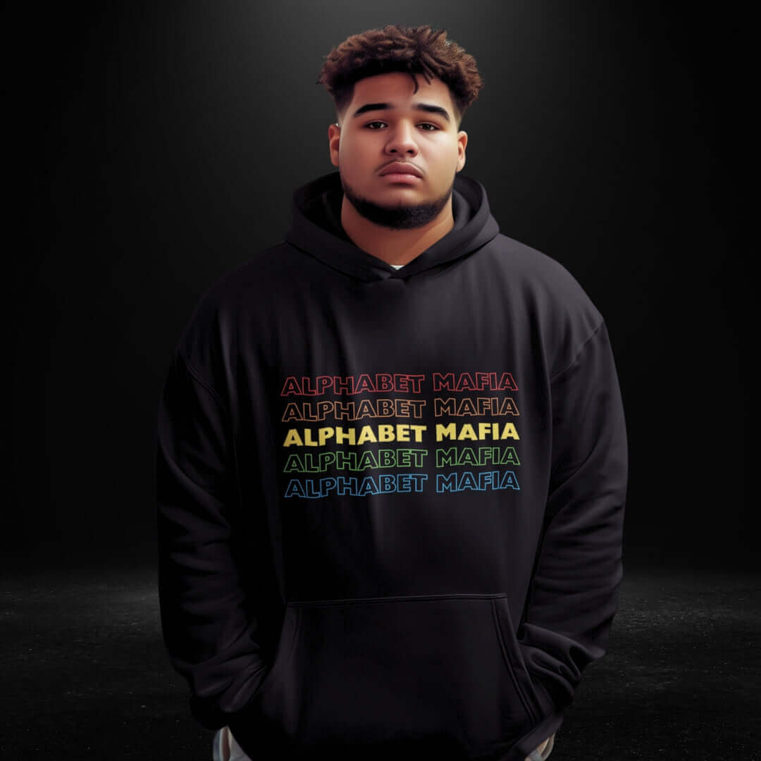 Alphabet Mafia Black Hoodie - Bite Me Now