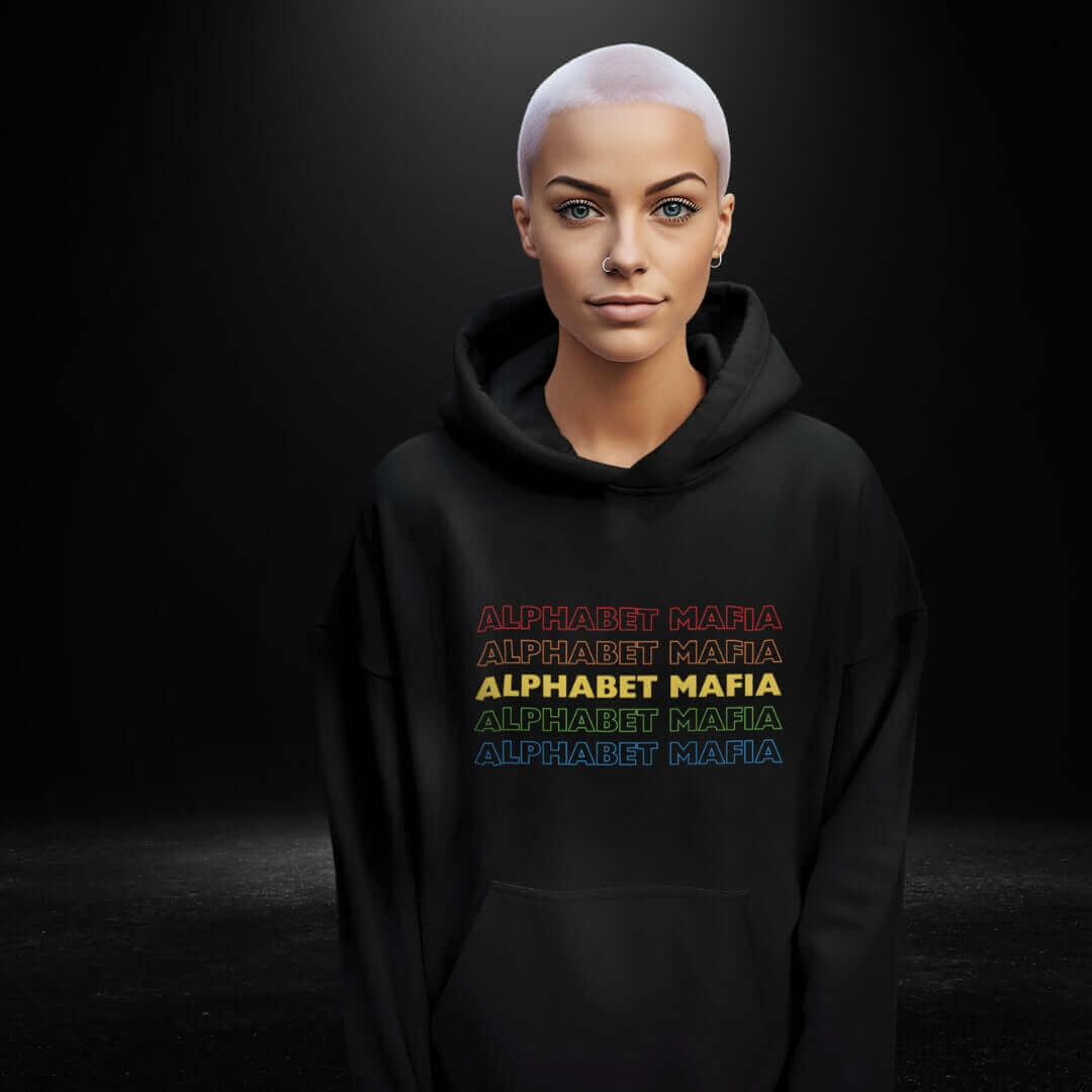 Alphabet Mafia Black Hoodie - Bite Me Now