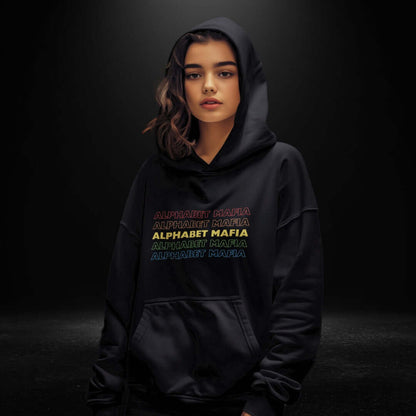 Alphabet Mafia Black Hoodie - Bite Me Now