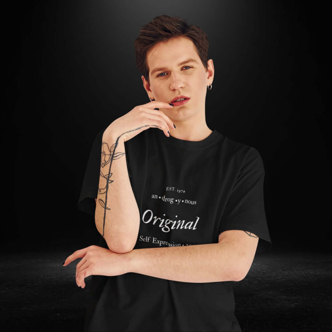 Androgynous Black Tee 