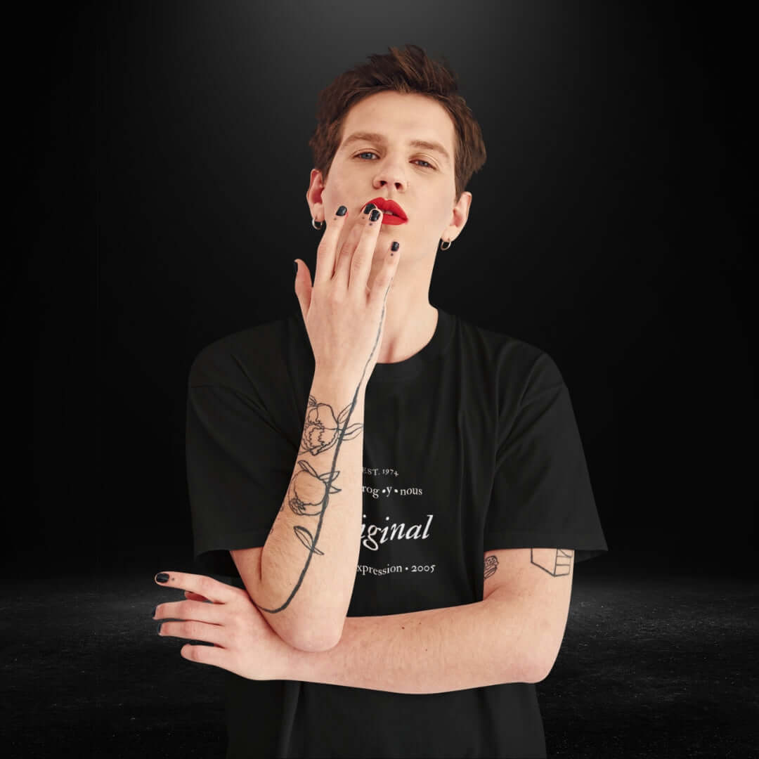Androgynous Black Tee 