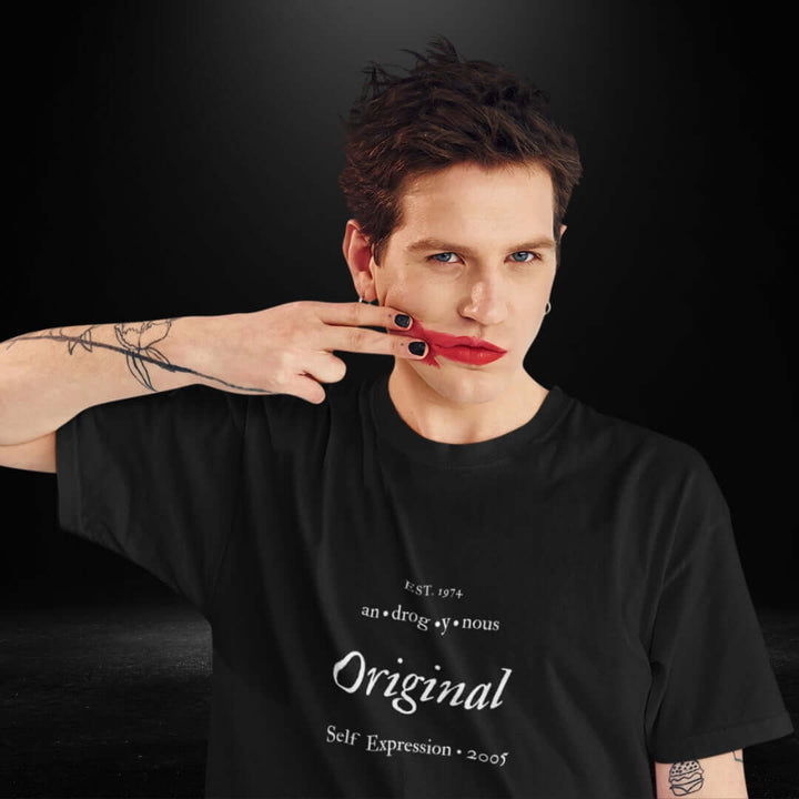 Androgynous Black Tee 