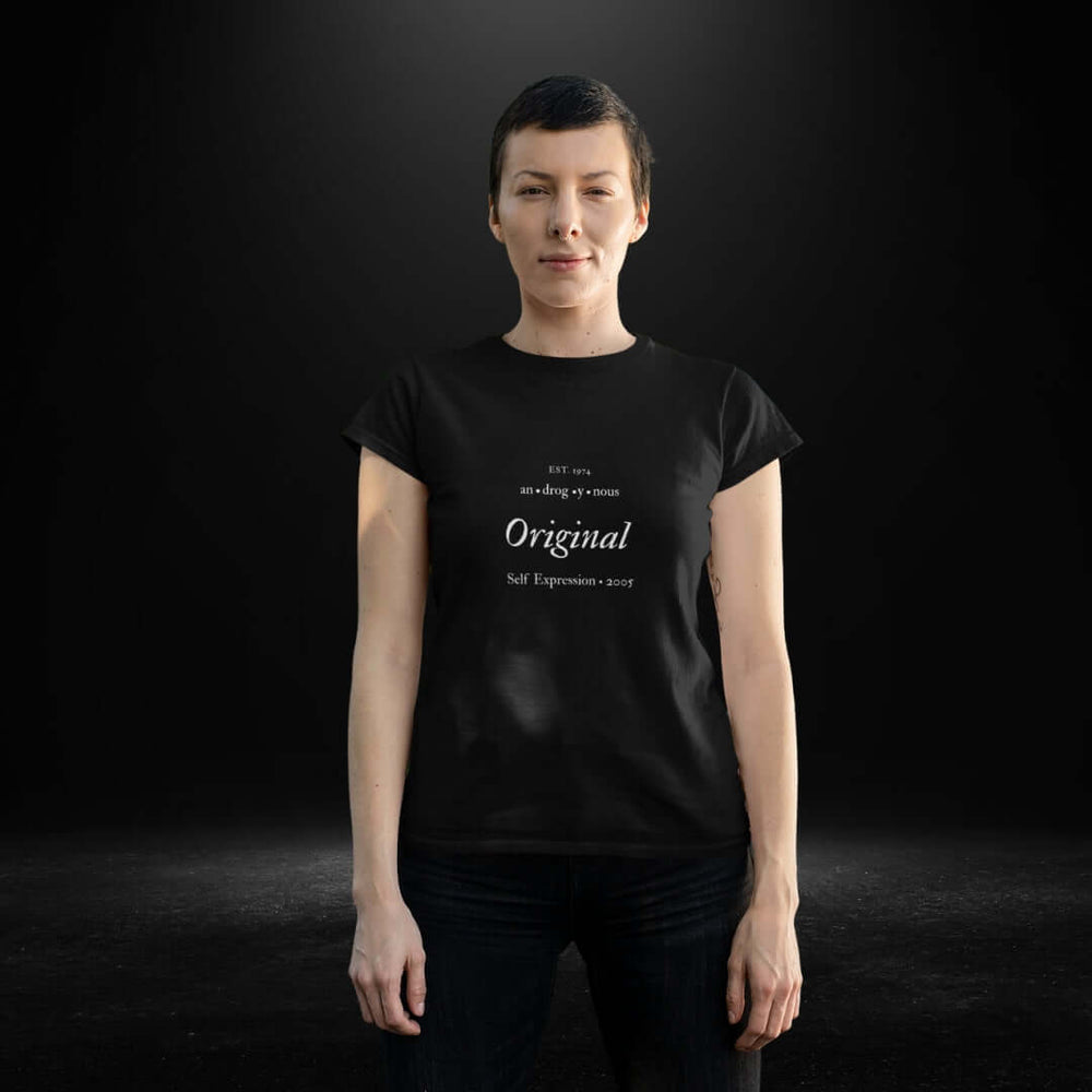Androgynous Black Tee 