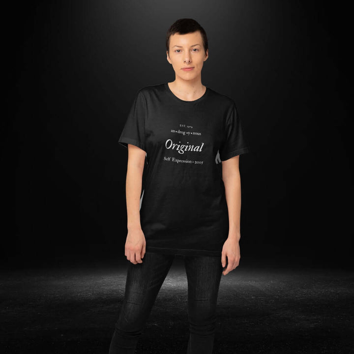 Androgynous Black Tee 