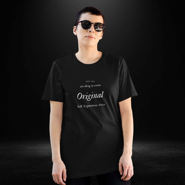 Androgynous Black Tee 