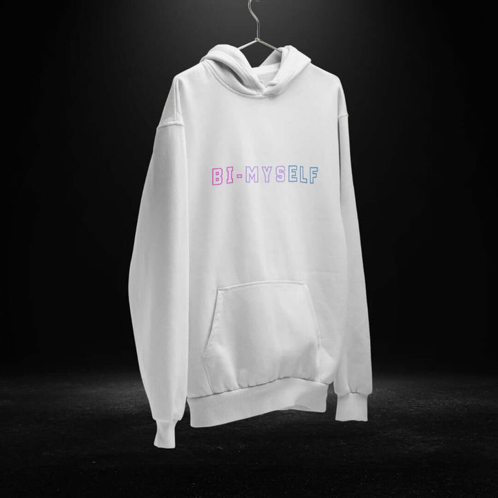 BI-MYSELF White Hoodie
