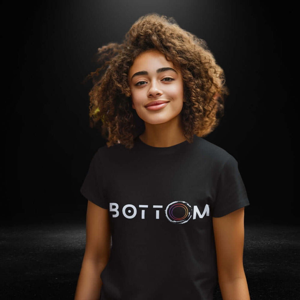 Bottom Black Tee - Female