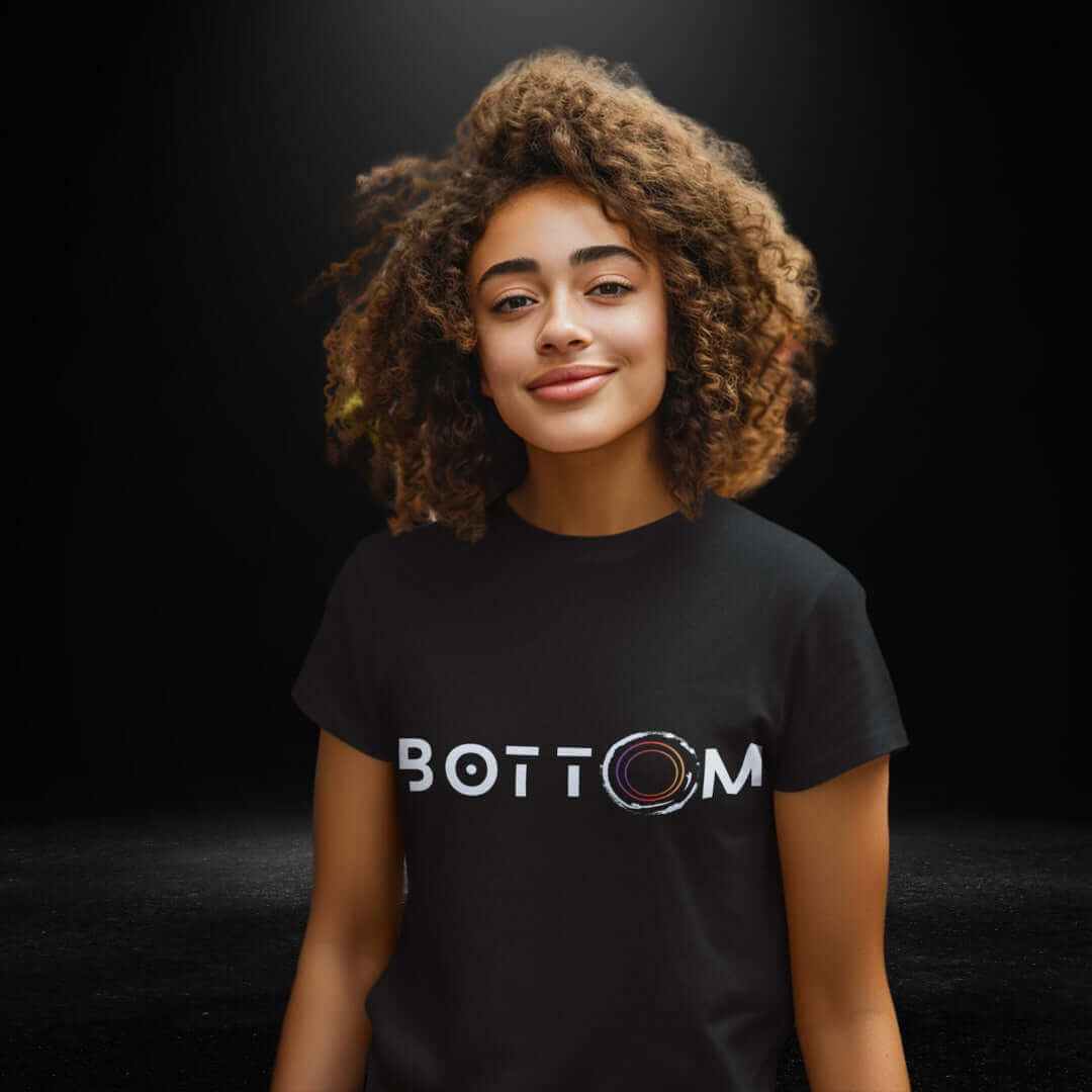 Bottom Black Tee - Female