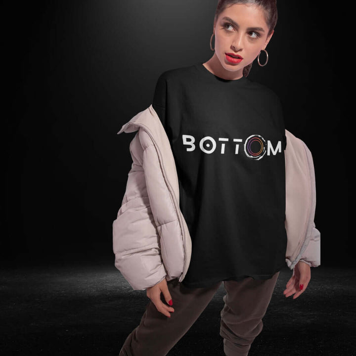 Bottom Black Tee - Female