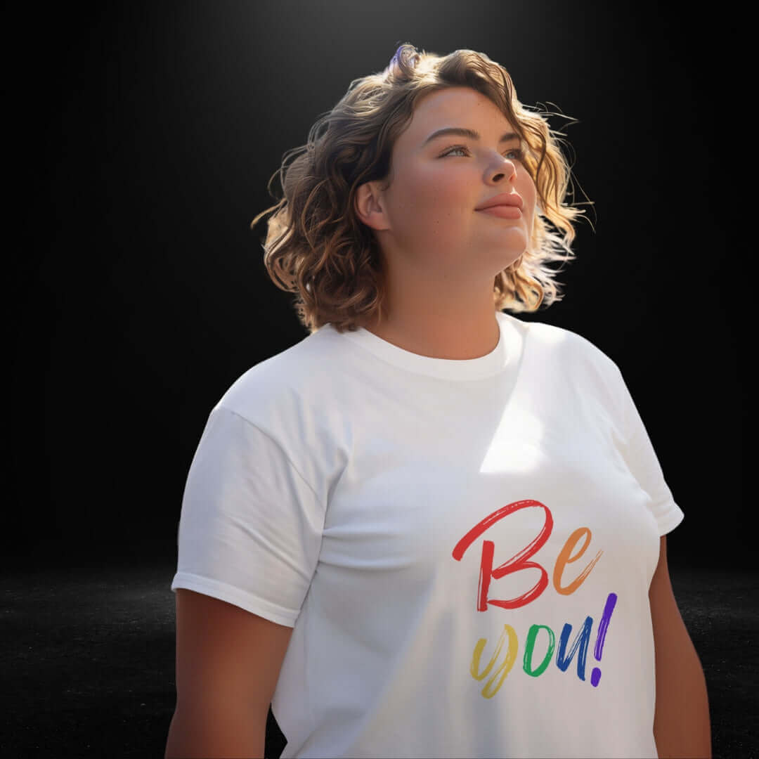 Be You White Tee - Bite Me Now