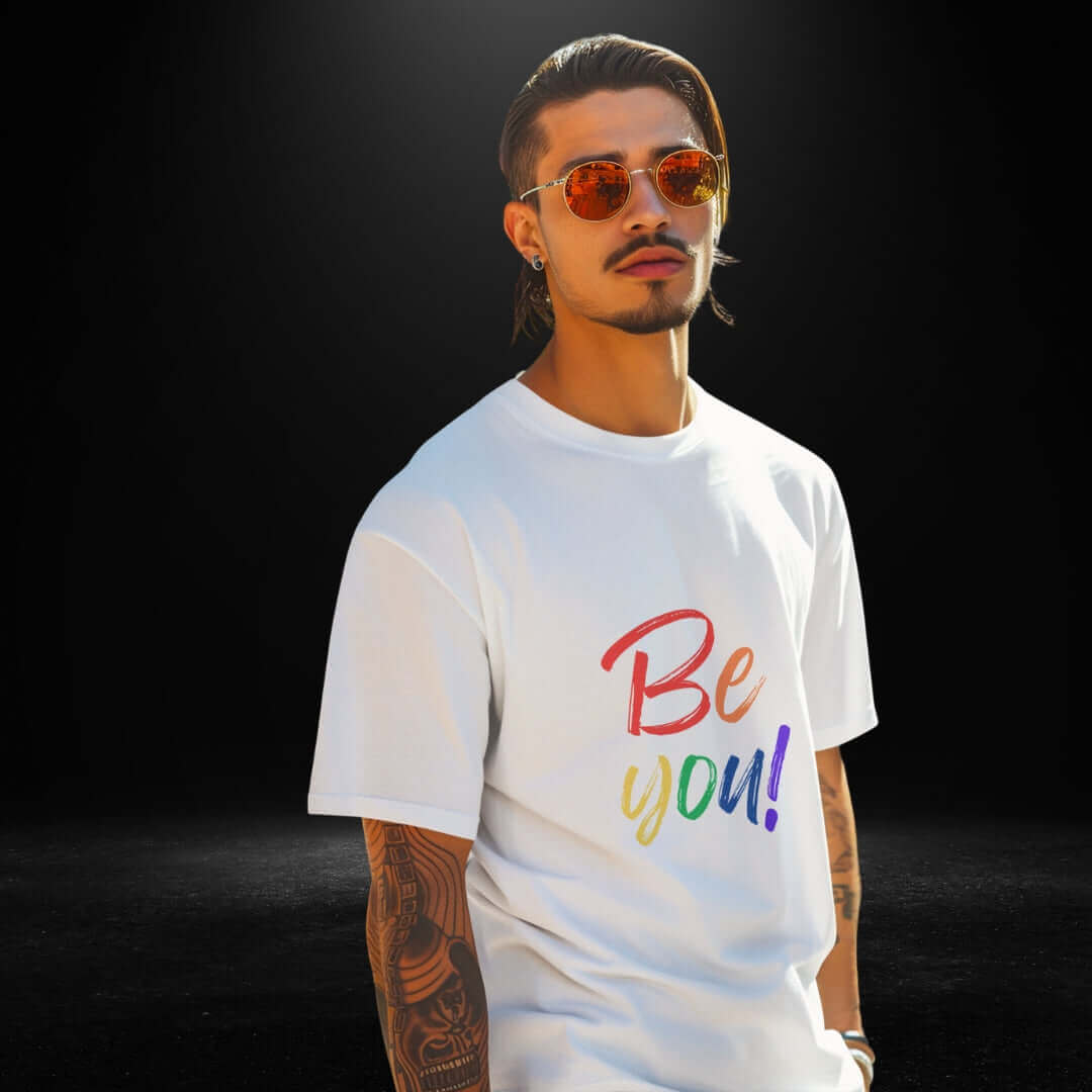Be You White Tee - Bite Me Now
