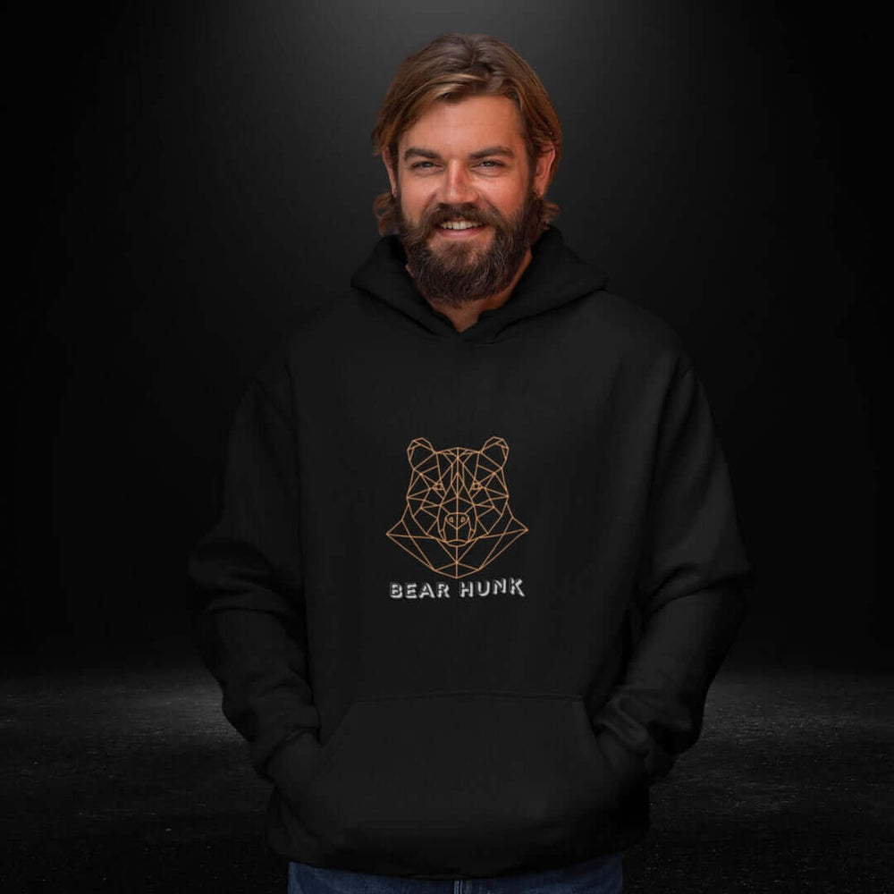 Bear Hunk Black Hoodie - Bite Me Now
