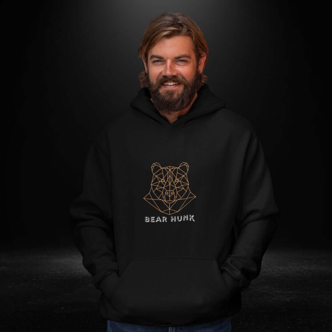 Bear Hunk Black Hoodie - Bite Me Now