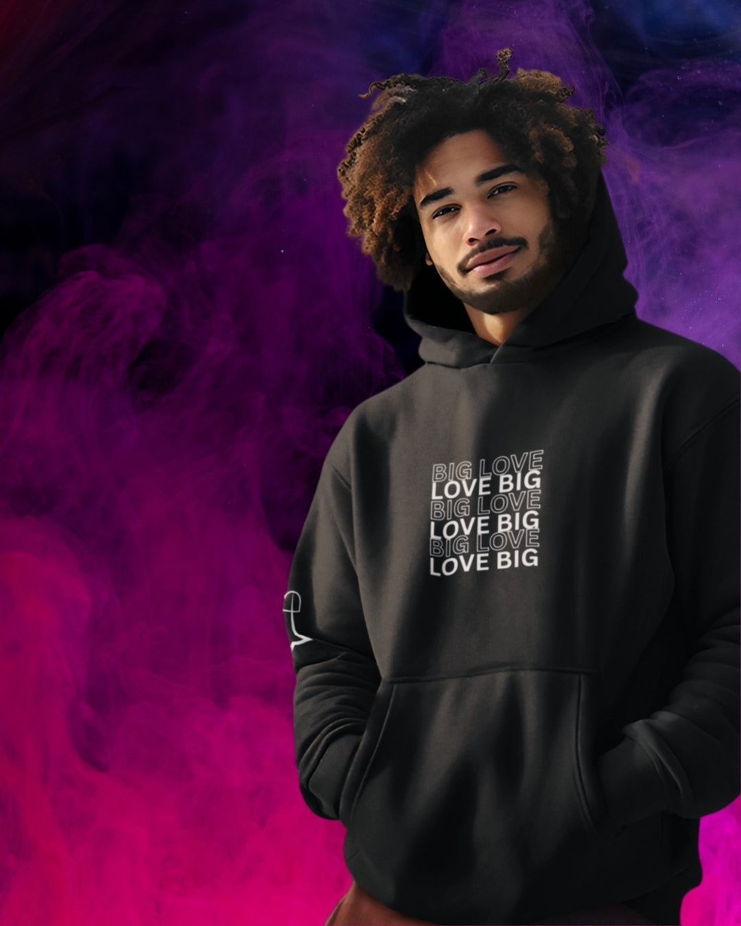 Big Love Black Hoodie - Bite Me Now
