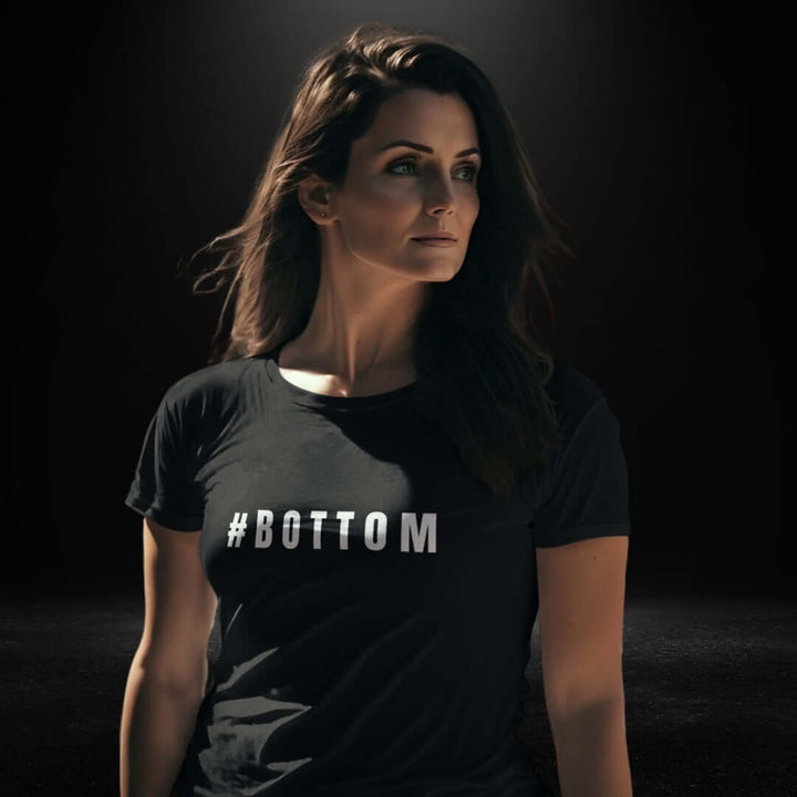 #BOTTOM Black Tee