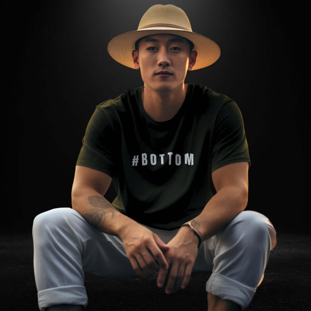 #BOTTOM Black Tee