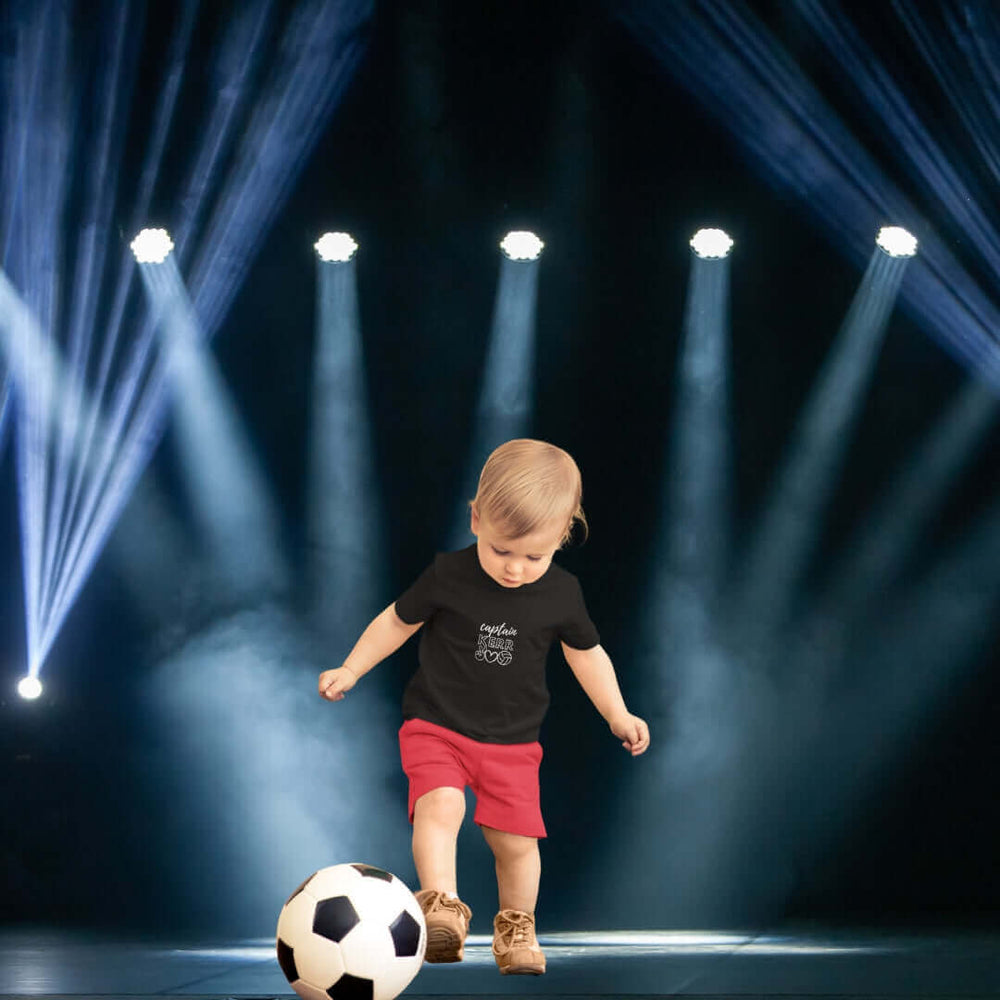 Matildas Baby Black Tee -  Captain Kerr - Bite Me Now