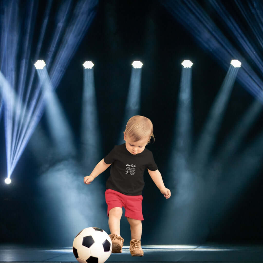 Matildas Baby Black Tee -  Captain Kerr - Bite Me Now
