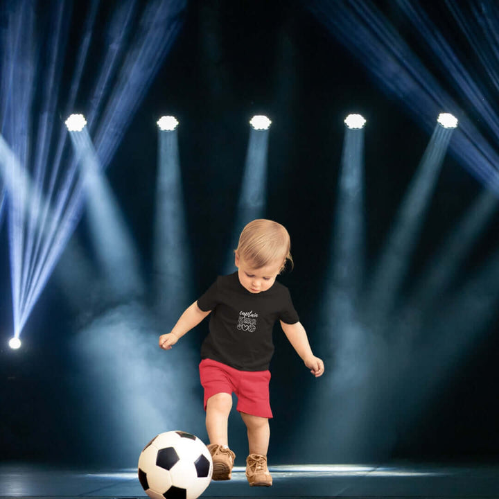 Matildas Baby Black Tee -  Captain Kerr - Bite Me Now