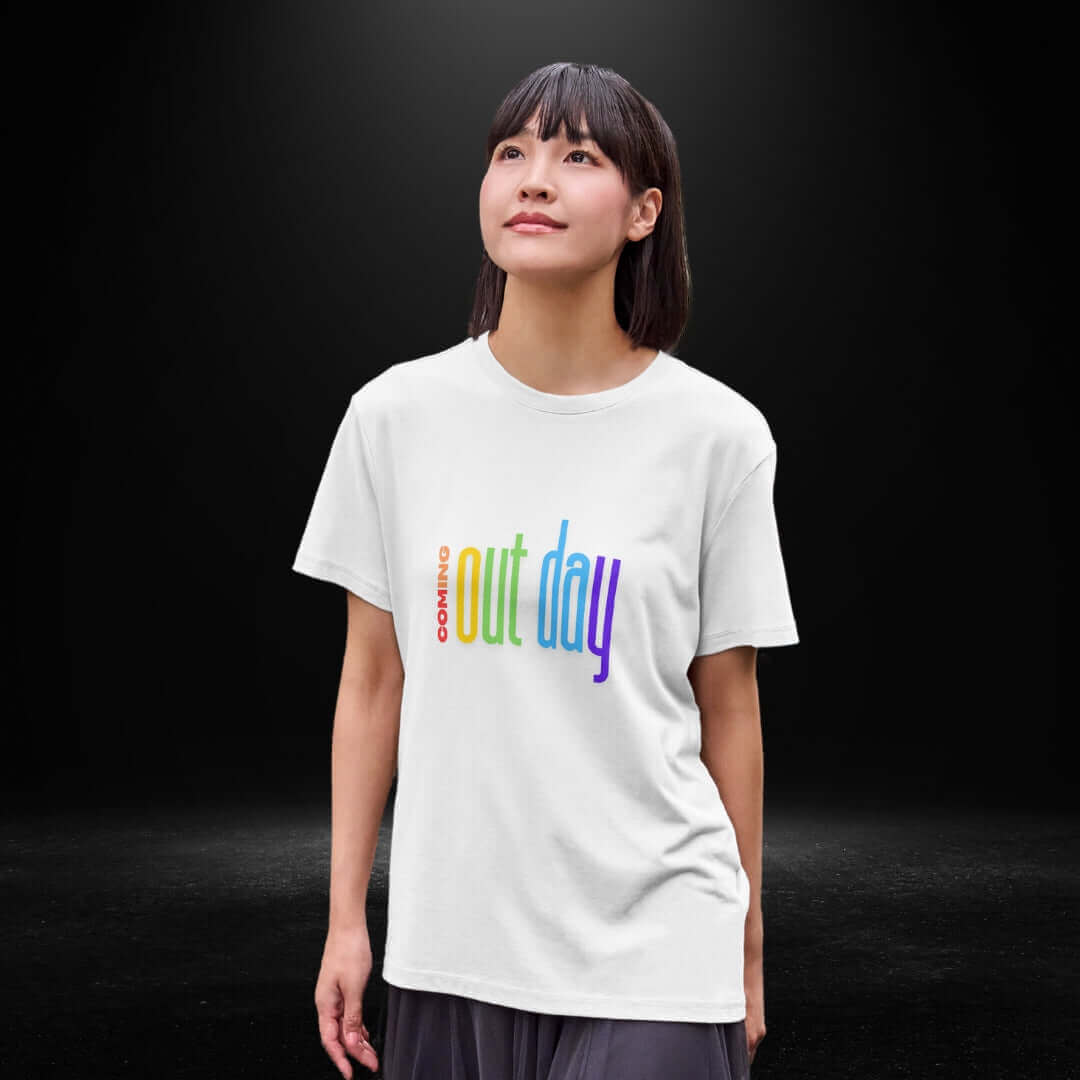 Coming Out Day White Tee