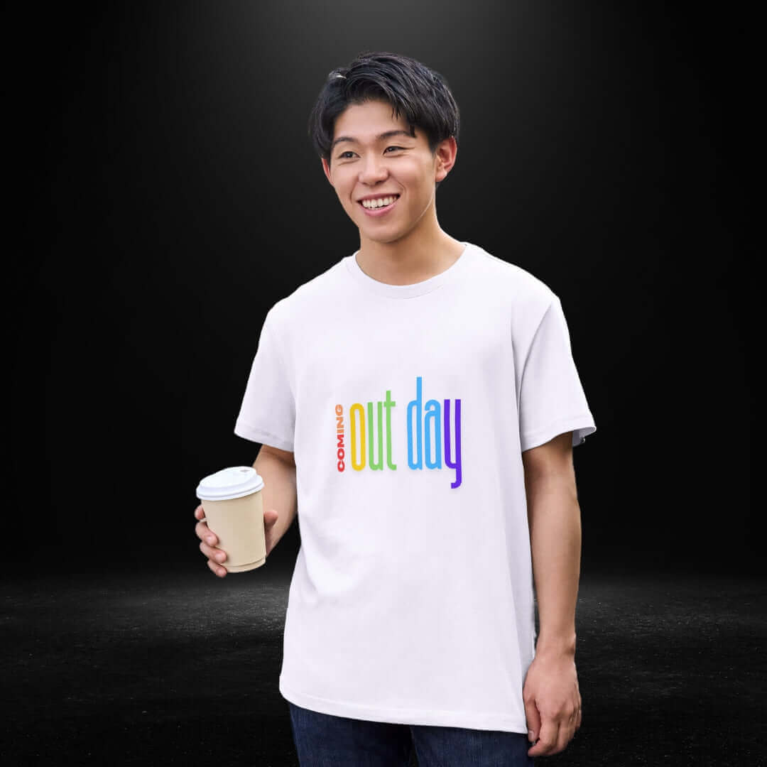 Coming Out Day White Tee