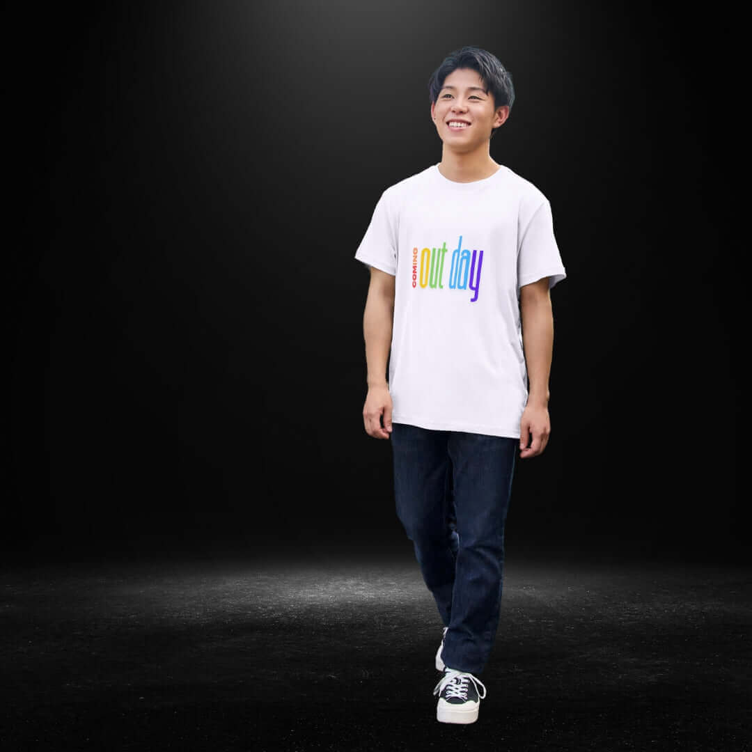 Coming Out Day White Tee