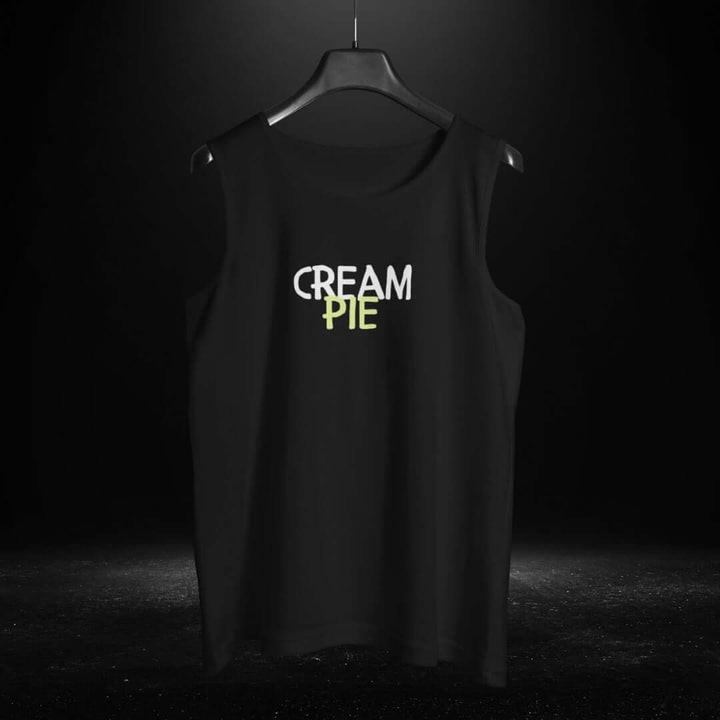 Cream Pie Black Tank