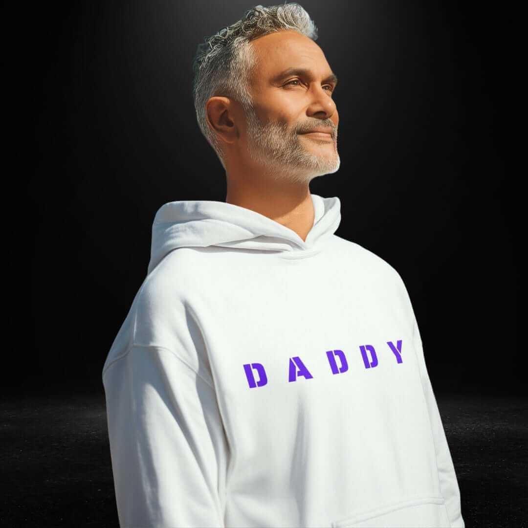 Daddy White Hoodie - Bite Me Now