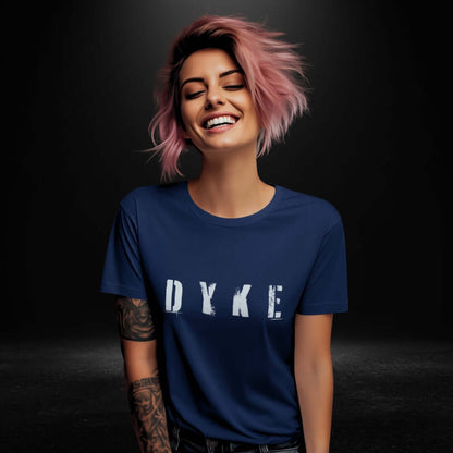 Dyke Navy Tee - Bite Me Now