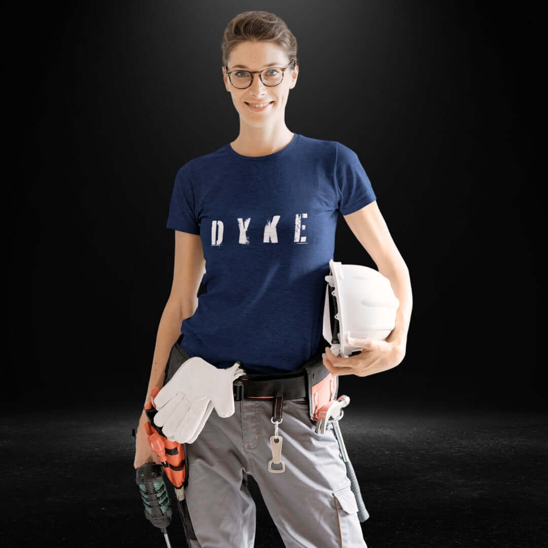 Dyke Navy Tee - Bite Me Now