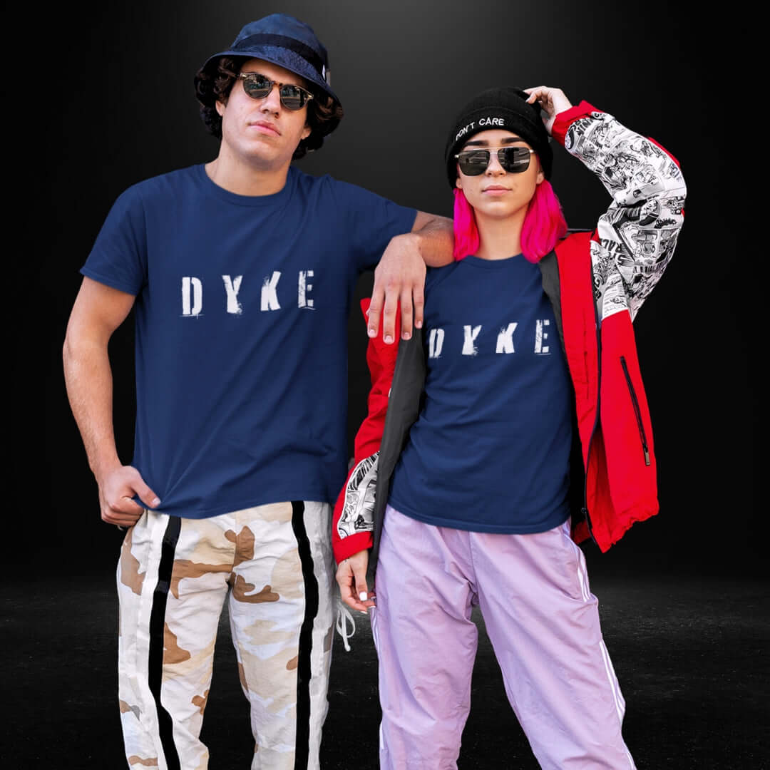 Dyke Navy Tee - Bite Me Now