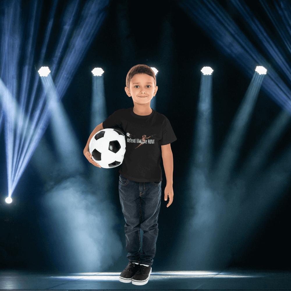 Matildas Kids Tee - Defend Like the Hunt - Bite Me Now
