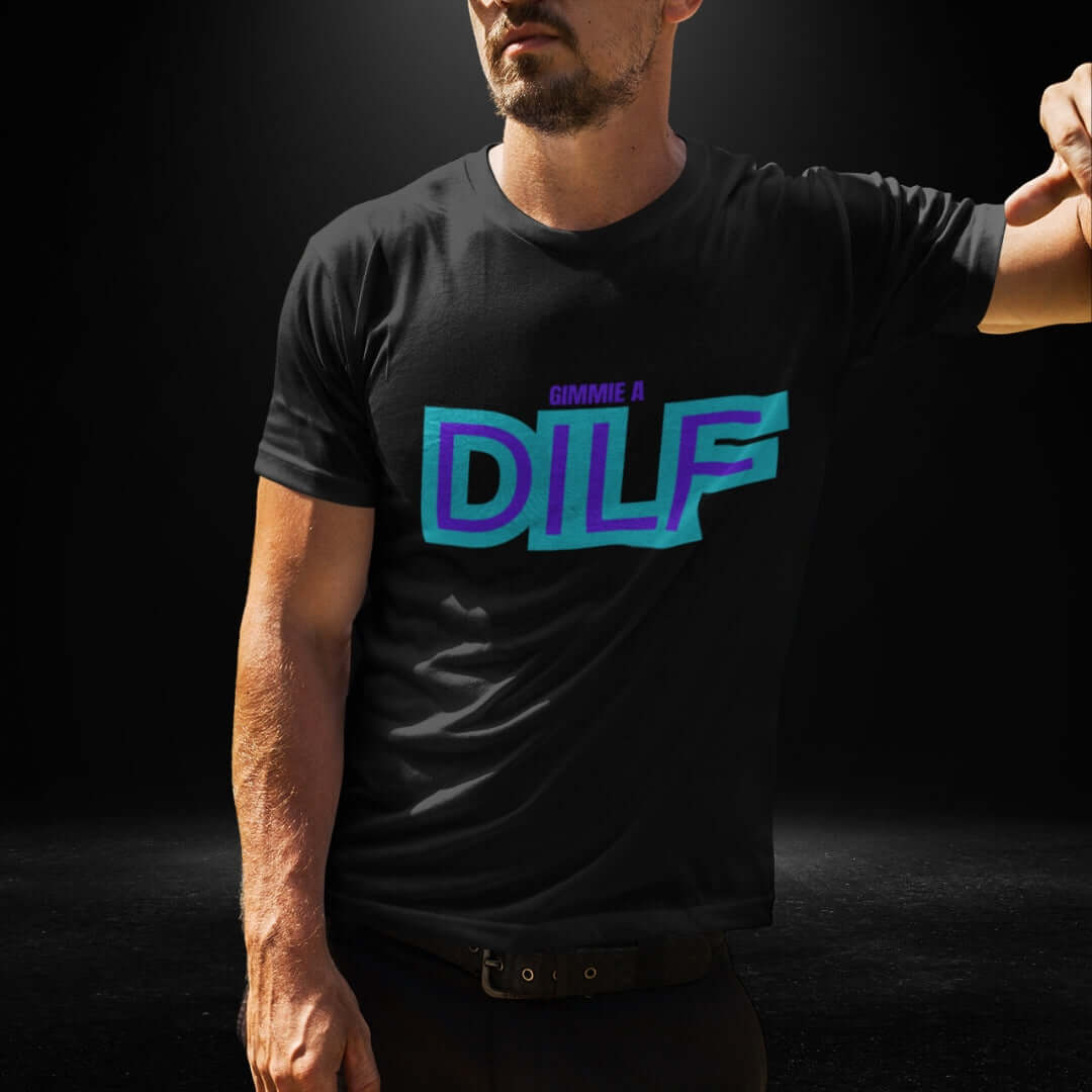 DiLF Black Tee - Bite Me Now