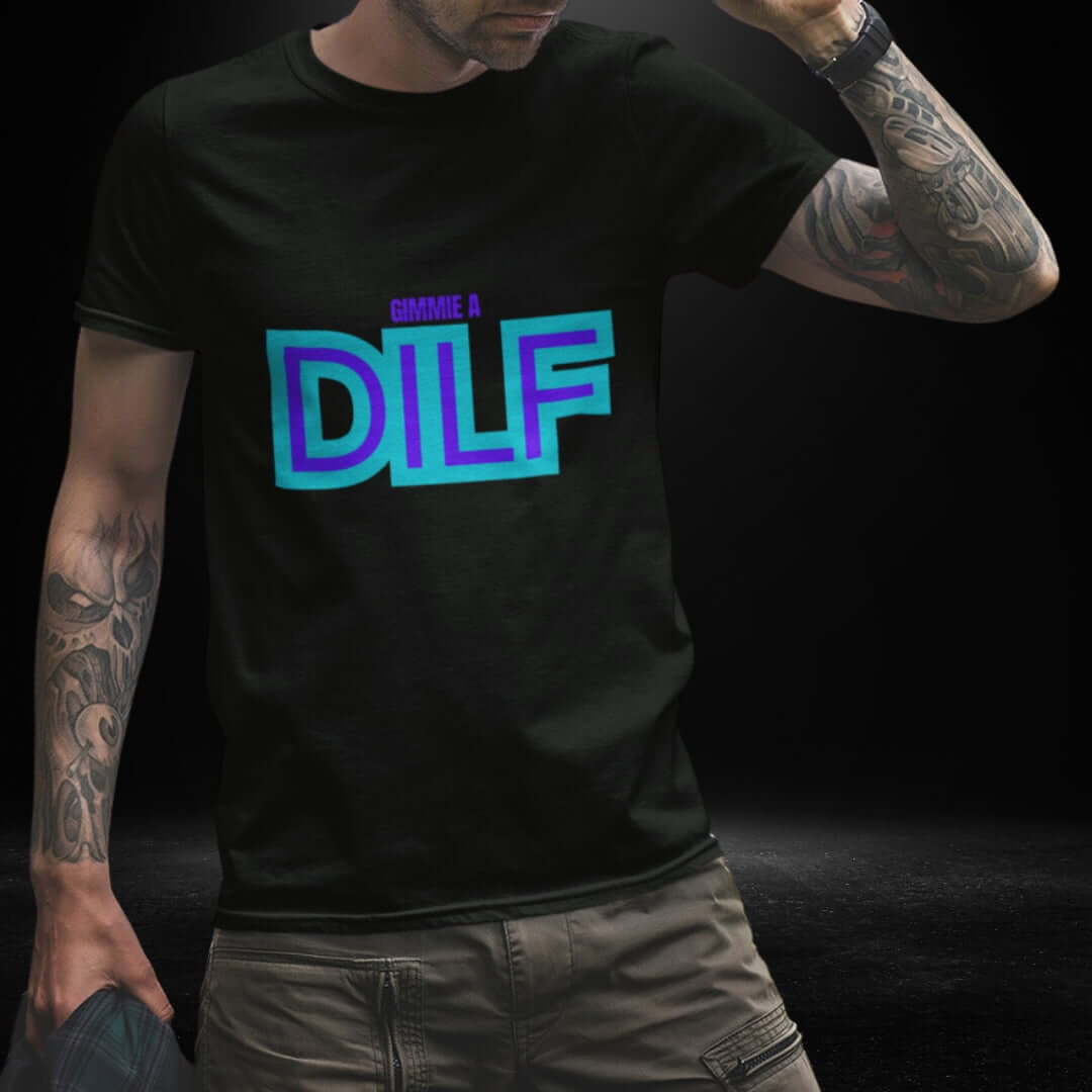 DiLF Black Tee - Bite Me Now