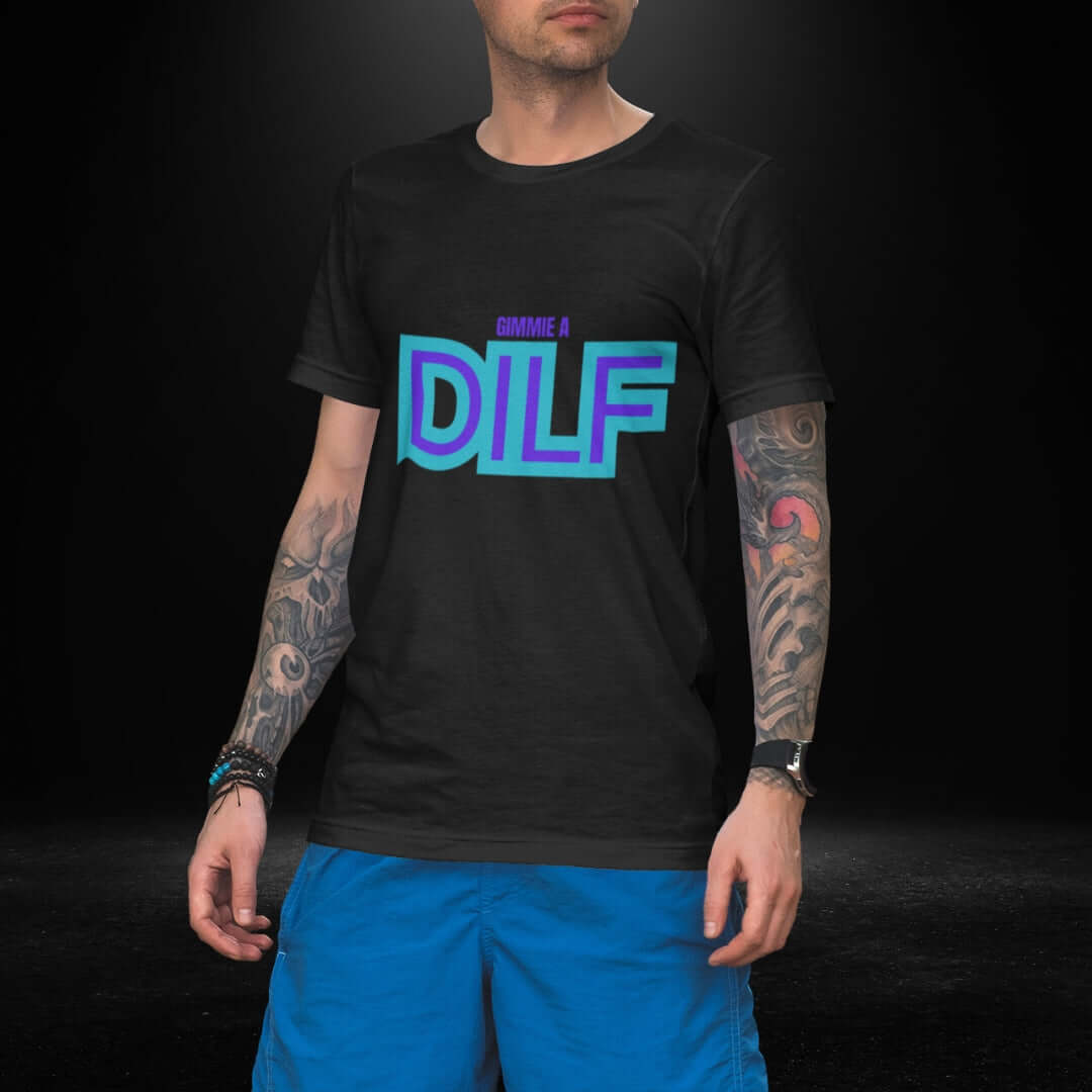 DiLF Black Tee - Bite Me Now