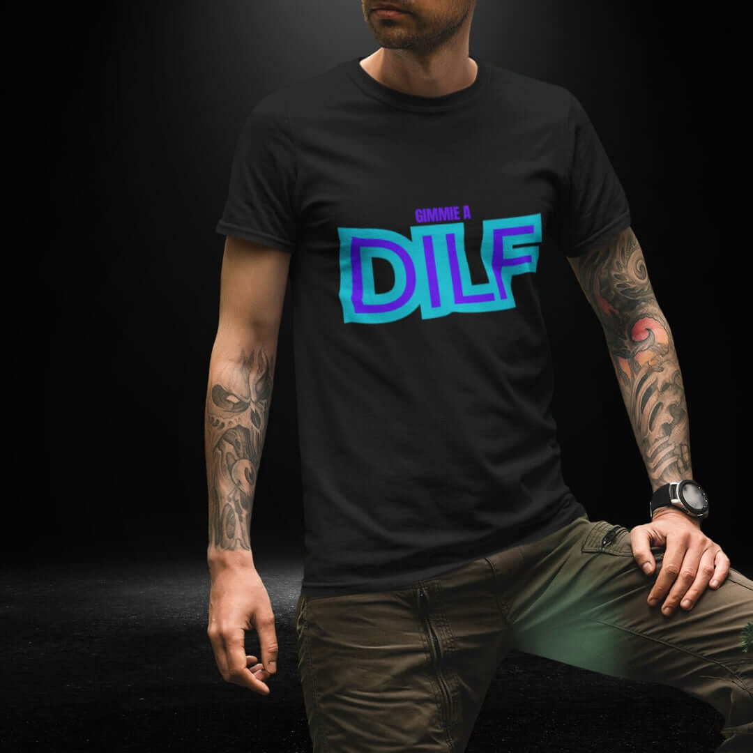 DiLF Black Tee - Bite Me Now