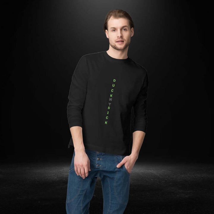 Duck My Sick Black Long Sleeve Tee