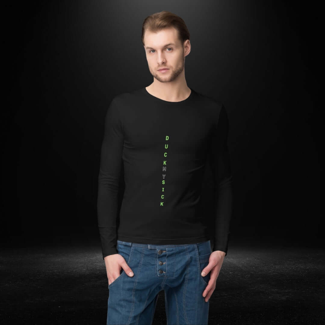 Duck My Sick Black Long Sleeve Tee