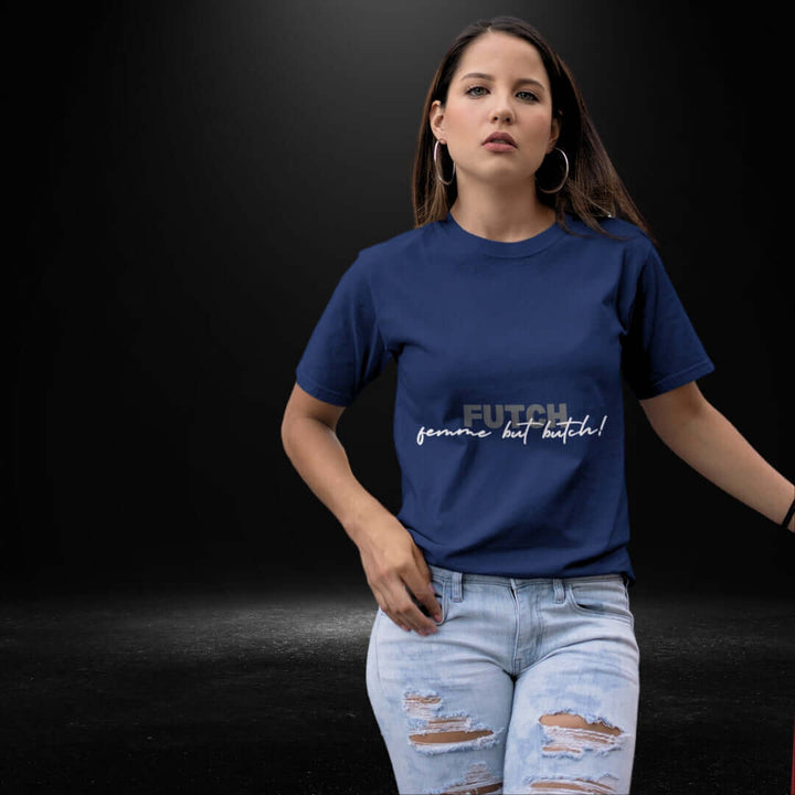 Futch Navy Tee - Bite Me Now 