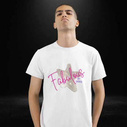 Fabulous By Choice White Tee - Bite Me Now