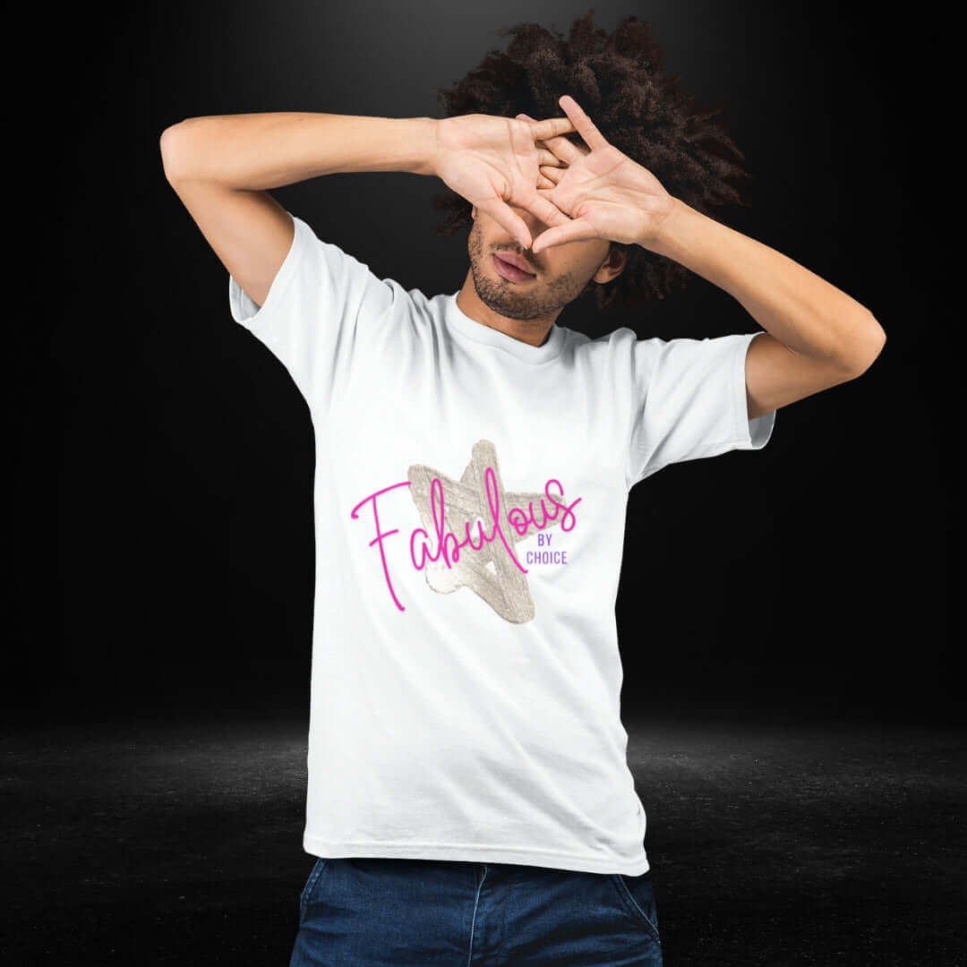 Fabulous By Choice White Tee - Bite Me Now