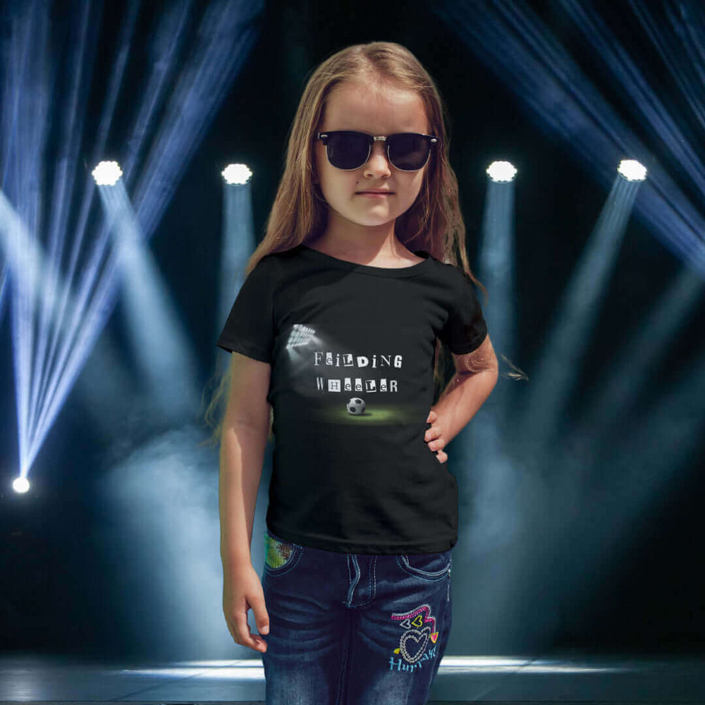 Fielding Wheeler Black Tee - Matildas Kids Tees