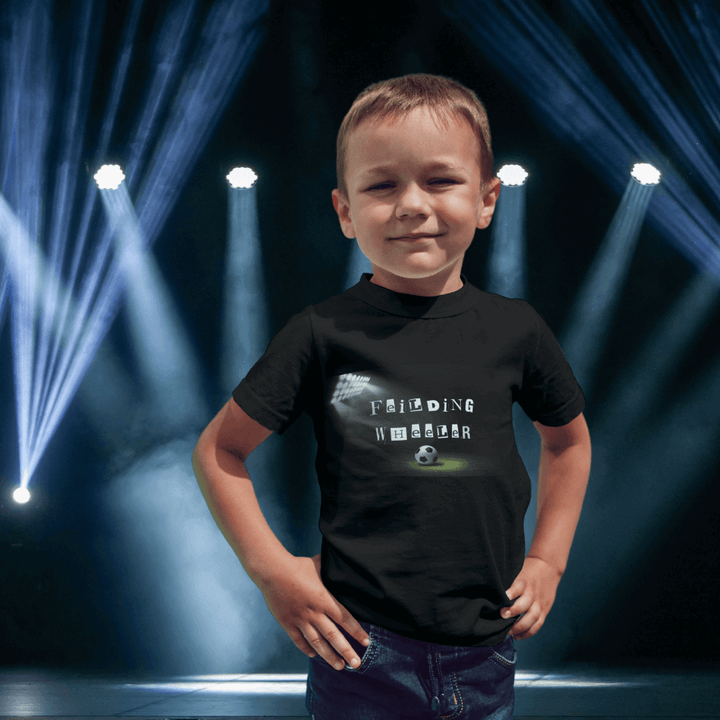 Fielding Wheeler Black Tee - Matildas Kids Tees